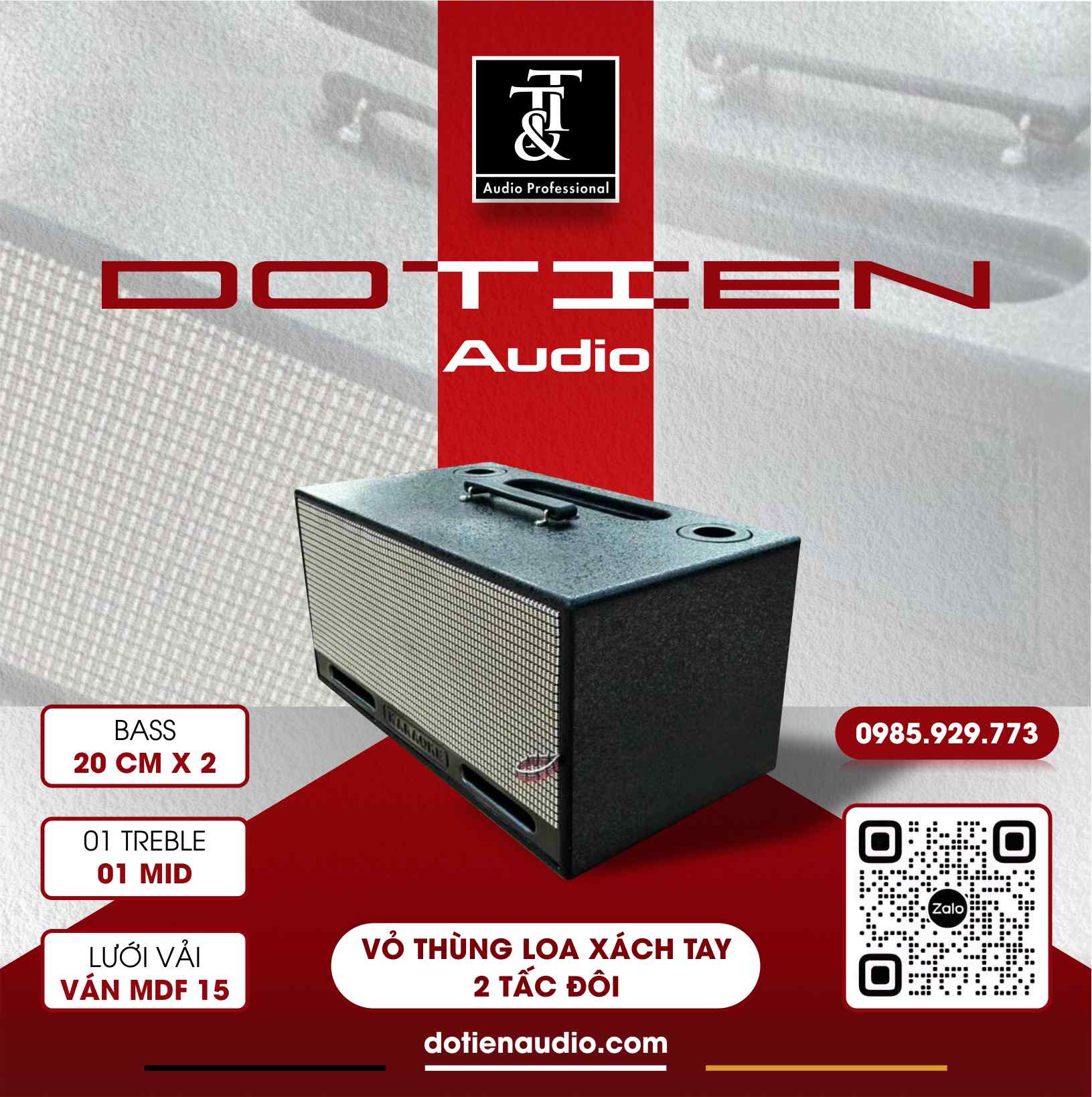 VO THUNG LOA XACH TAY 2 TAC DOI LUOI VAI